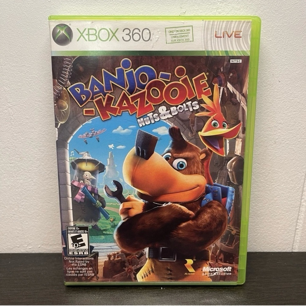 Banjo-Kazooie: Nuts & Bolts (Xbox 360) CIB Complete w/ Manual, No Poster